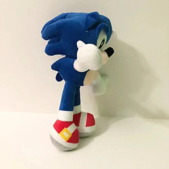 Sonic The Hedgehog Plush 11  Inch Tall Missing Tag Flaws - Picture 3 of 16